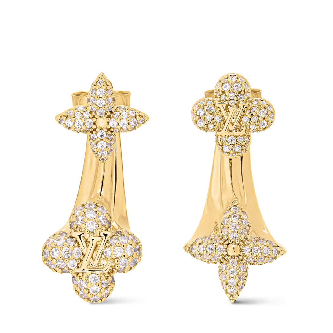 LV Flower Comet Earrings S00 - Women - Fashion Jewelry | LOUIS